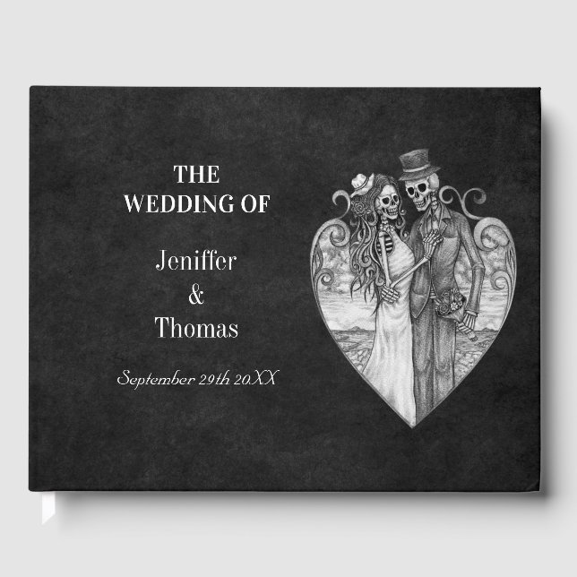 Livre d'or mariage d'Halloween (Recto)