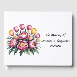 Livre D'or Mariage d'harmonie florale dynamique
