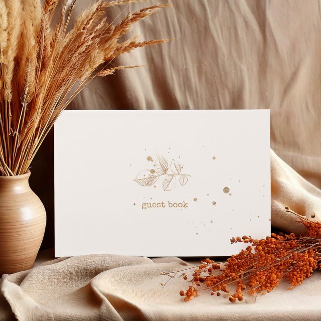 Livre D'or Mariage feuille d'or ID655 (Créateur téléchargé)