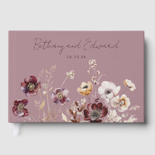 Livre D'or Mariage Fleur sauvage Boho Fall