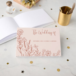 Livre D'or Mariage Fleurs de prairie