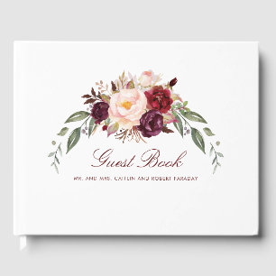 Livre D'or Mariage floral de Bourgogne
