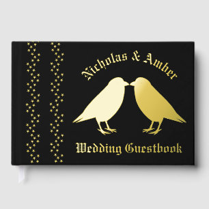 Livre D'or Mariage gothique Baiser Ravens Personnalisé
