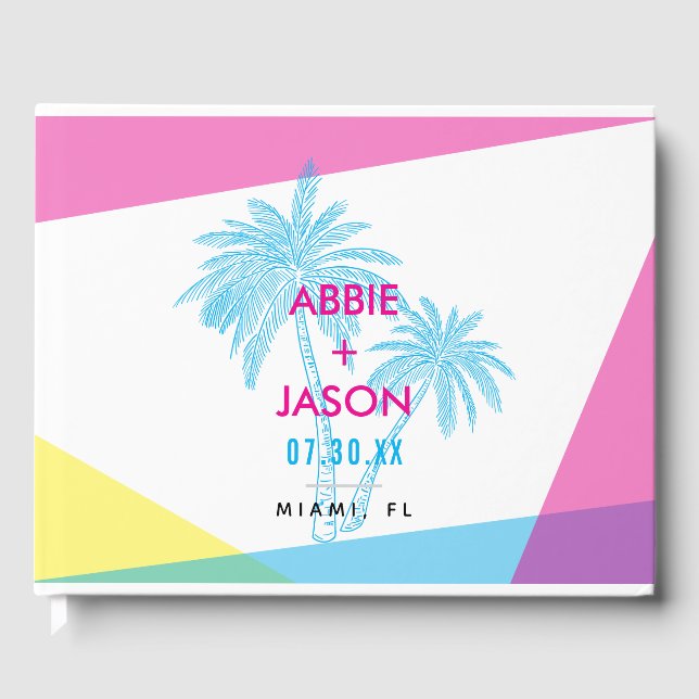 Livre D'or Mariage Miami Nights (Recto)