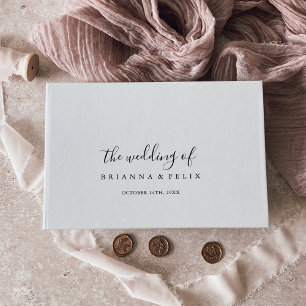 Livre D'or Mariage minimaliste simple