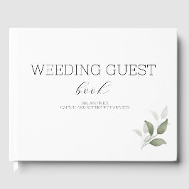 Livre D'or Mariage moderne verdure