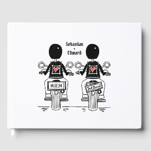 Livre D'or Mariage motocyclette Grooms