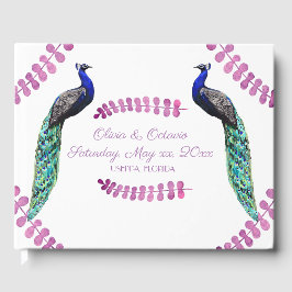 Livre D'or Mariage Peacock