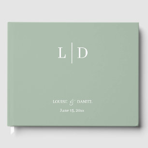 Livre D'or Mariage personnalisé minimal et simple