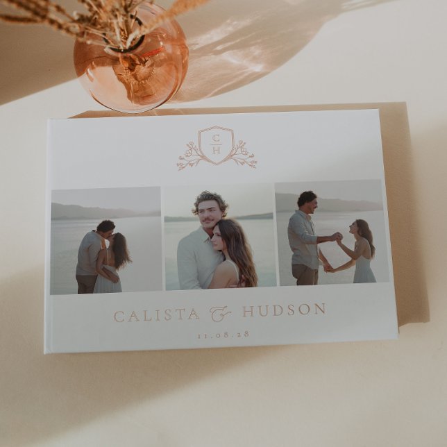 Livre D'or MARIAGE photo BRUNSWICK CREST (Créateur téléchargé)