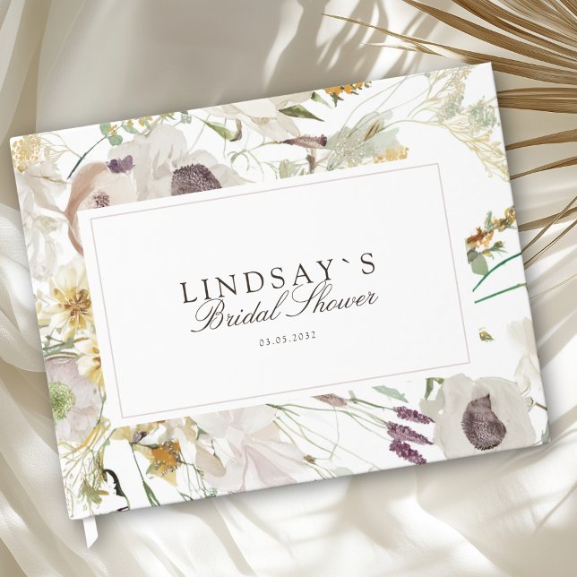 Livre D'or Mariage Printanier Moderne : Baby Shower (Modern Spring Bridal Shower Guest Book)