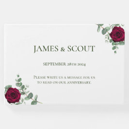 Livre D'or Mariage Red Rose