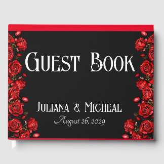 Livre D'or Mariage Red Roses