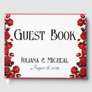 Livre D'or Mariage Red Roses