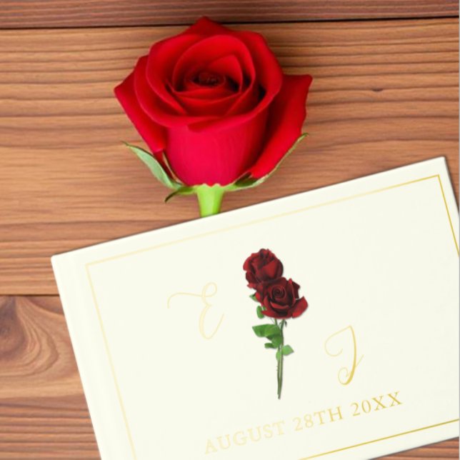 Livre D'or Mariage Rose d'or ivoire (Créateur téléchargé)