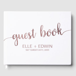 Livre D'or Mariage rose Gold
