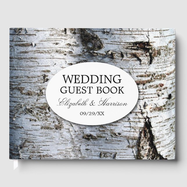 Livre D'or Mariage rustique de Birch Tree (Recto)