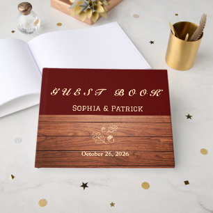 Livre D'or Mariage rustique élégant