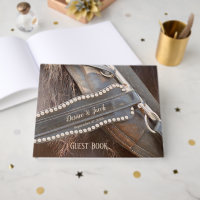 Mariage rustique marron western country cheval