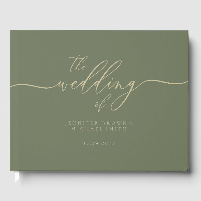 Livre D'or Mariage Swash Gold (Recto)