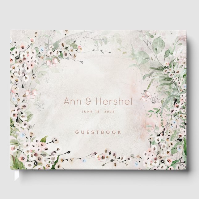 Livre D'or Mariage Whisper & Blush (Recto)