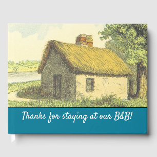 Livre D'or "Merci d'être resté à notre B&B !" + Rustic Cottag