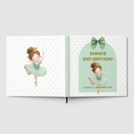 Livre D'or Mint Green Little Princess Ball