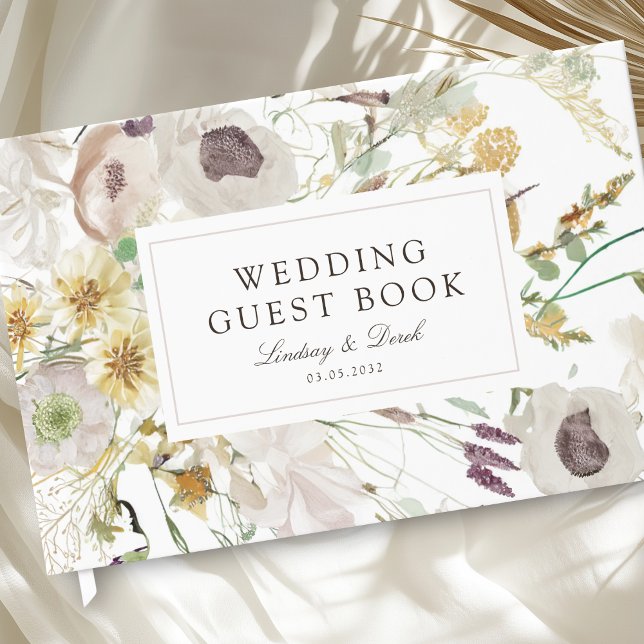 Livre D'or Modern Spring Wedding (Modern Spring Wedding Guest Book)