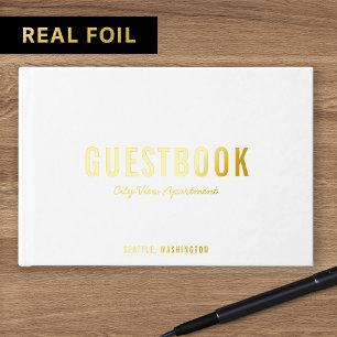 Livre D'or Moderne et script en gras