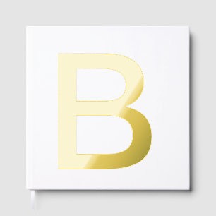 Livre D'or Monogramme ajouter le nom lettre alphabet simple m