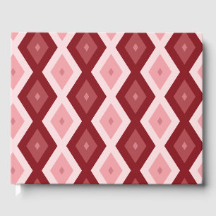 Livre D'or Motif de diamants rouges