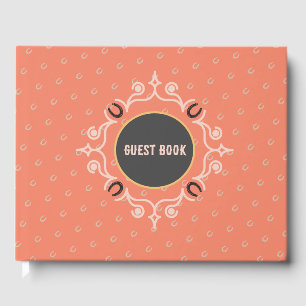 Livre D'or Motif équestre Lucky Horseshoe