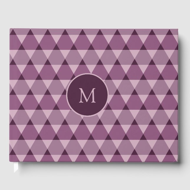 Livre D'or Motif triangles (Recto)