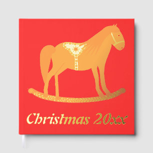 Livre D'or Noël scandinave Cheval Rocse Custom