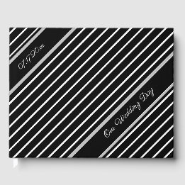 Livre D'or Noir et blanc élégant