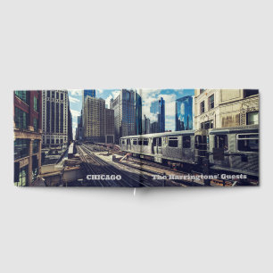 Livre D'or Nom personnalisé / Texte Chicago