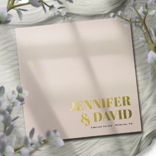 Livre D'or Noms de couple minimalistes modernes Mariage simpl