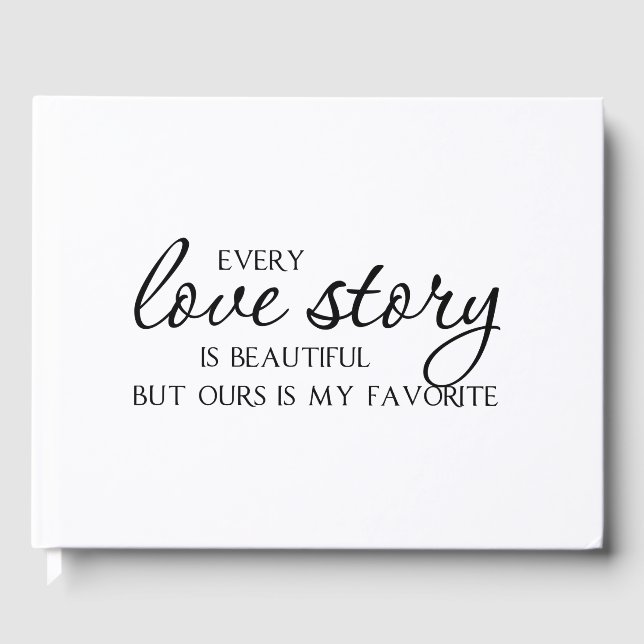 Livre D'or Notre histoire d'amour (Recto)