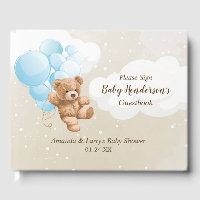 Nounours d'ours en peluche bleu Bearly Wait