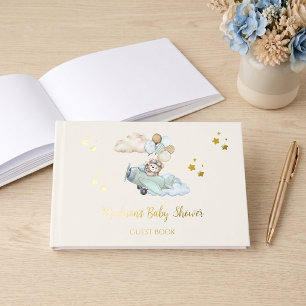 Livre D'or Nous Pouvons à Peine Attendre  Baby Shower Garçon 