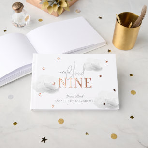 Livre D'or Nuage 9/neuf nuages gris Baby shower