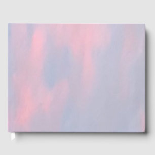 Livre D'or Nuages roses personnalisables