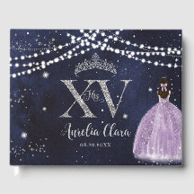 Nuit étoile violet Lilac Quinceañera Anniversaire