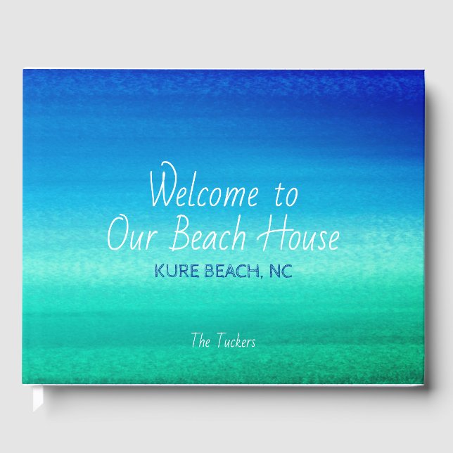 Livre D'or Ocean Blue Summer Beach Location de vacances (Recto)