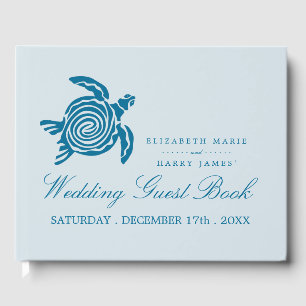 Livre D'or Ocean Sea Turtle, Sea Blue Beach Wedding