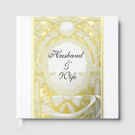 Livre D'or Opulent Motif Atelier, Mariage Foil Guestbook