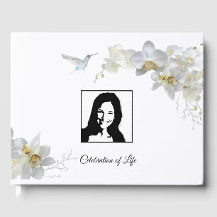Livre D'or Orchidées & Hummingbirds Memorial/Mariage Guides B