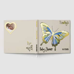 Livre D'or Palette Douce Papillon Baby Shower Rose Gold