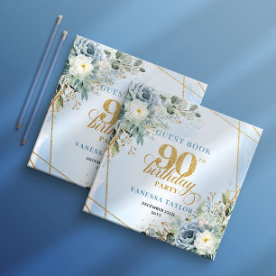 Livre D'or Panneau de bienvenue pour les 90 ans Refined Paste