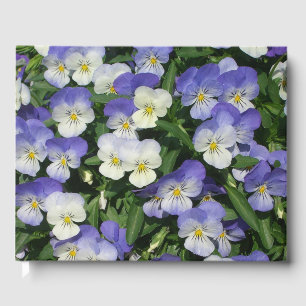 Livre D'or Pansies violettes Jardin Floral